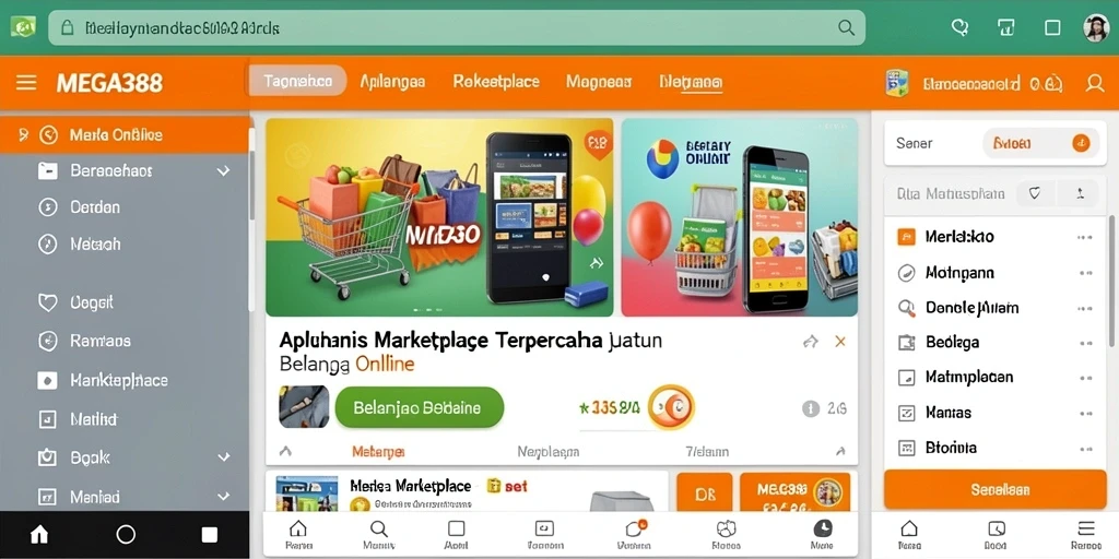 Tampilan antarmuka MEGA388 yang menarik dan mudah digunakan.