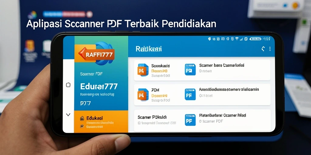 Antarmuka RAFFI777 yang simpel dan fungsional untuk Scanner PDF.